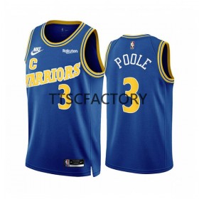 NBA Golden State Warriors Trikot Jordan Poole 3 Jordan 2022-23 Classic Edition Royal Swingman - Herren